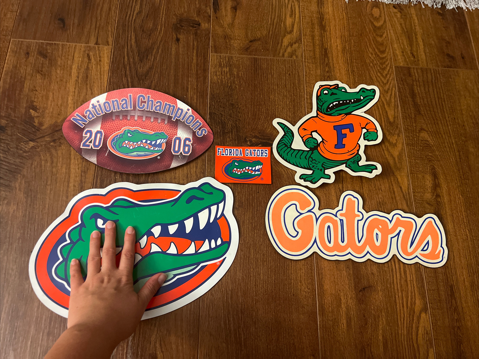 Set 5/Florida Gators NCAA Logo Stikers Magnetic Decor Vinyl FLA Florida Univer