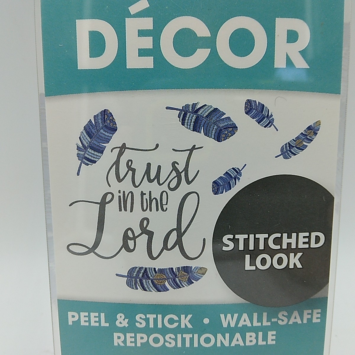 The Peel People 'Trust In The Lord' Wall Decor DIY Peel & Stick 18" x 22" NIB
