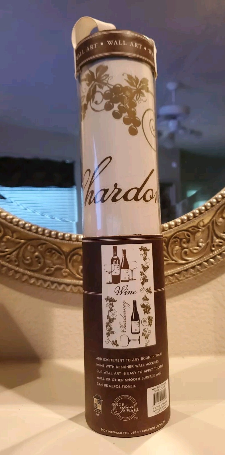 Designer Wall Accents "Wine Cellar" Adhesive Art