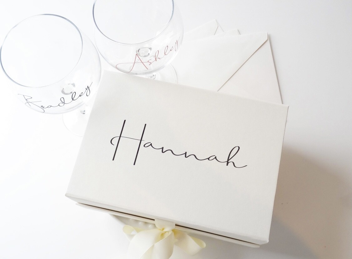 Handwritten Calligraphy Names Vinyl or Adhesive Foil Decals