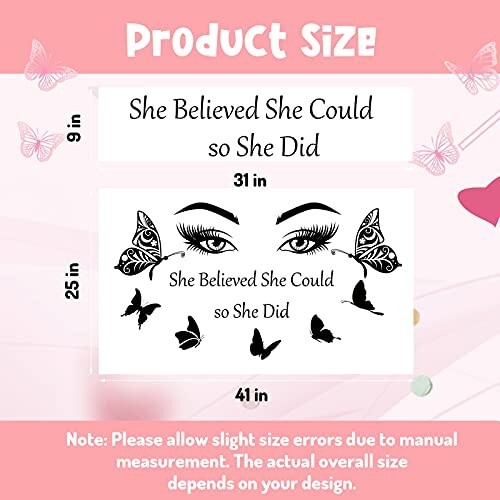 motivational quotes for woman Inspirational Wall Decal Quotes Girls Bedroom ART