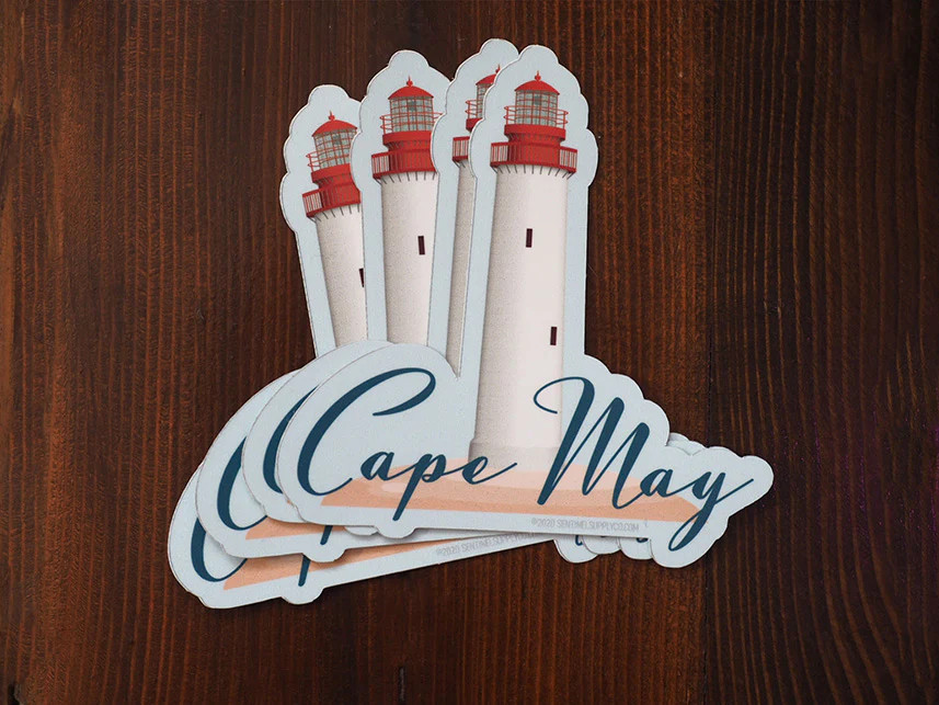 Cape May NJ Lighthouse Sticker