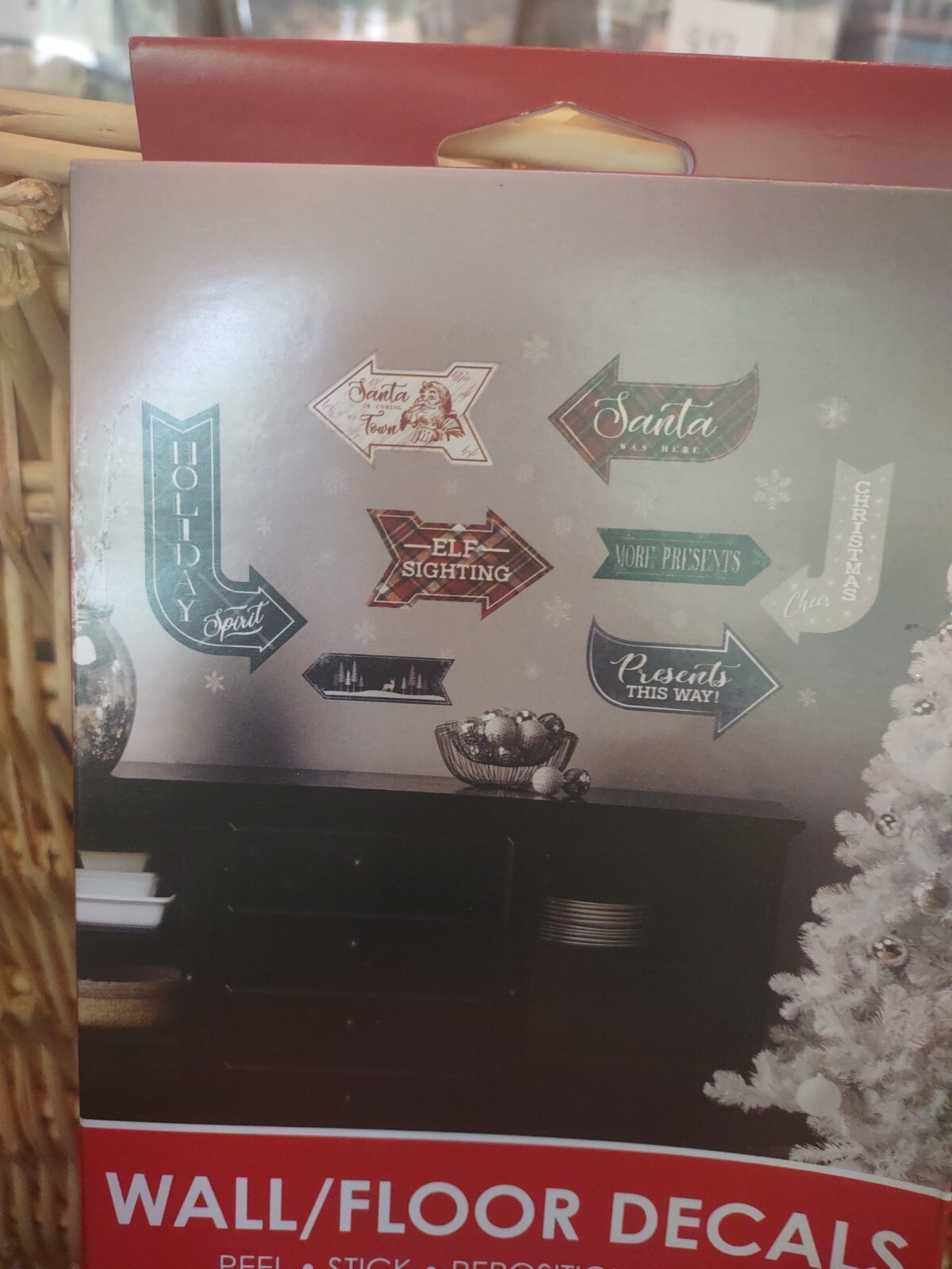 Wall/Floor Decals Christmas Arrows 27.5 In X 13 In.