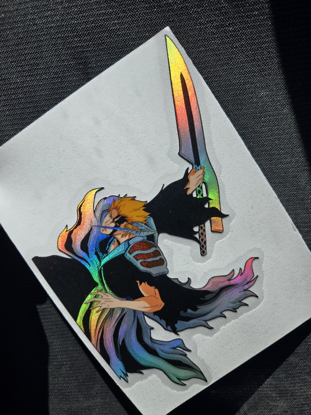 6" Spotholographic Weatherproof Sticker Decal Ichigo Bleach