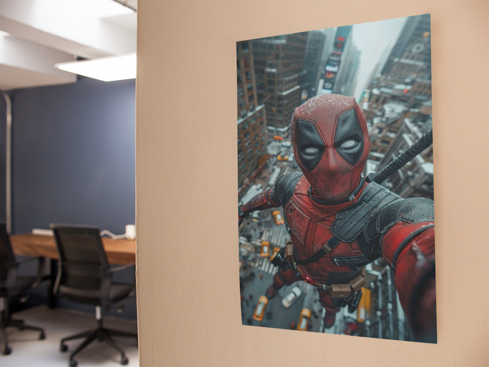 Masked Antihero Hanging Wall Vinyl Decal Poster Print Removable Adhesive Graphic