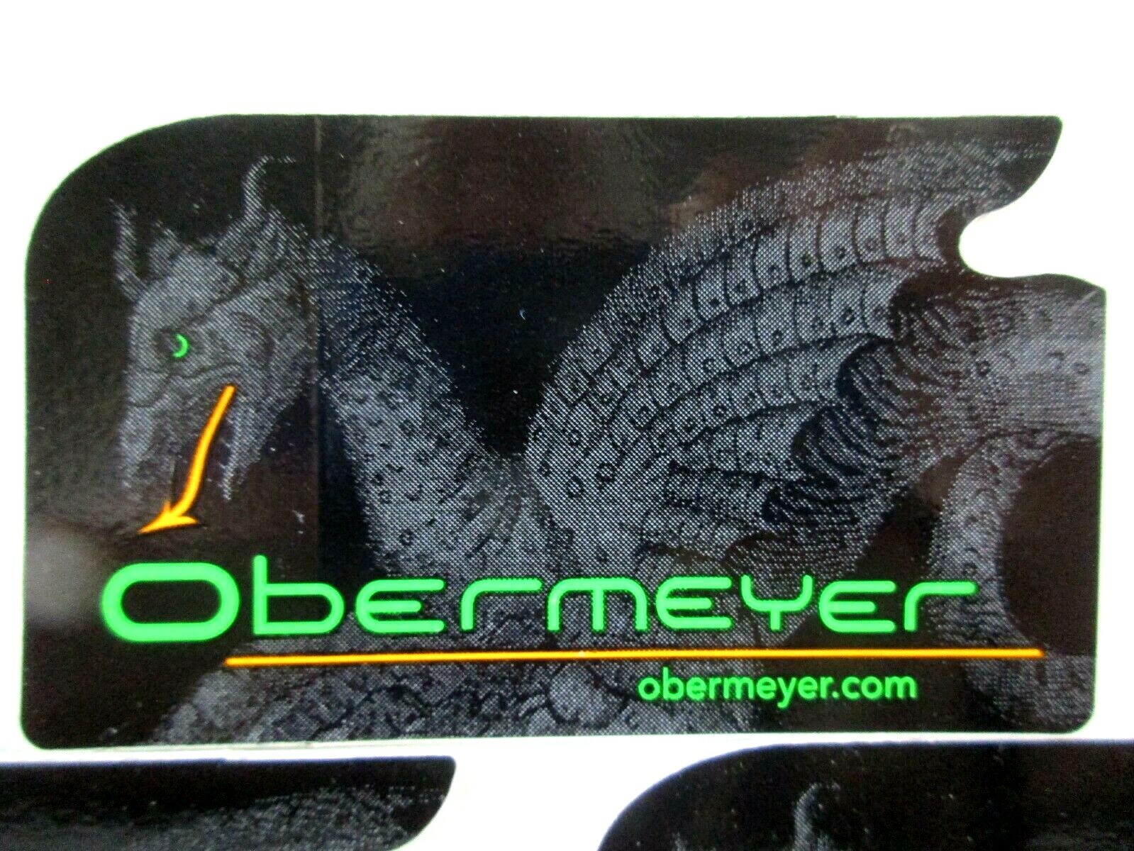 Lot of 3 OBERMEYER Clothing Stickers Decals Labels 3.5"Wide X 2.0"Tall