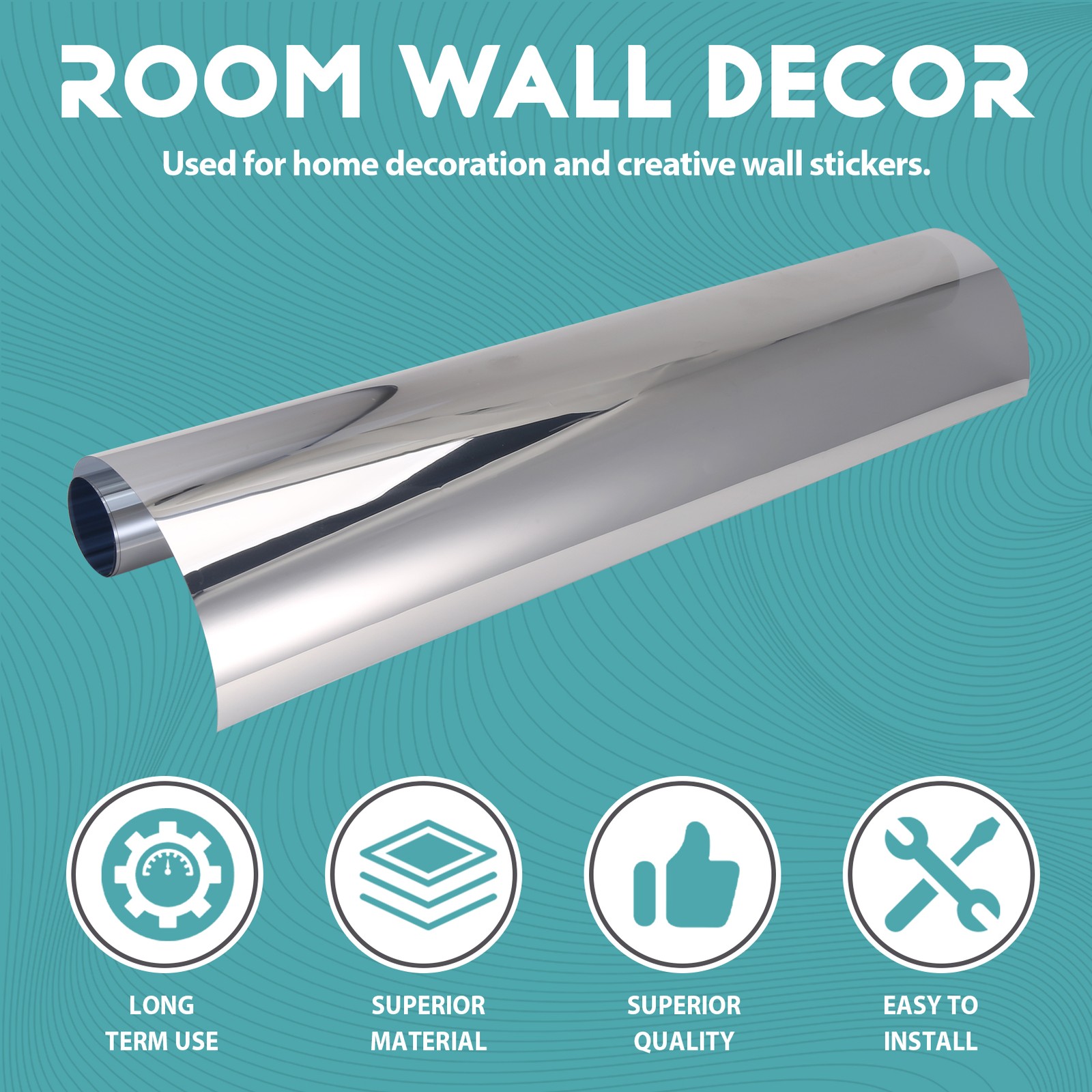 Wall Sticker Rectangle Self Adhesive Room Decor High Quality Furniture2765
