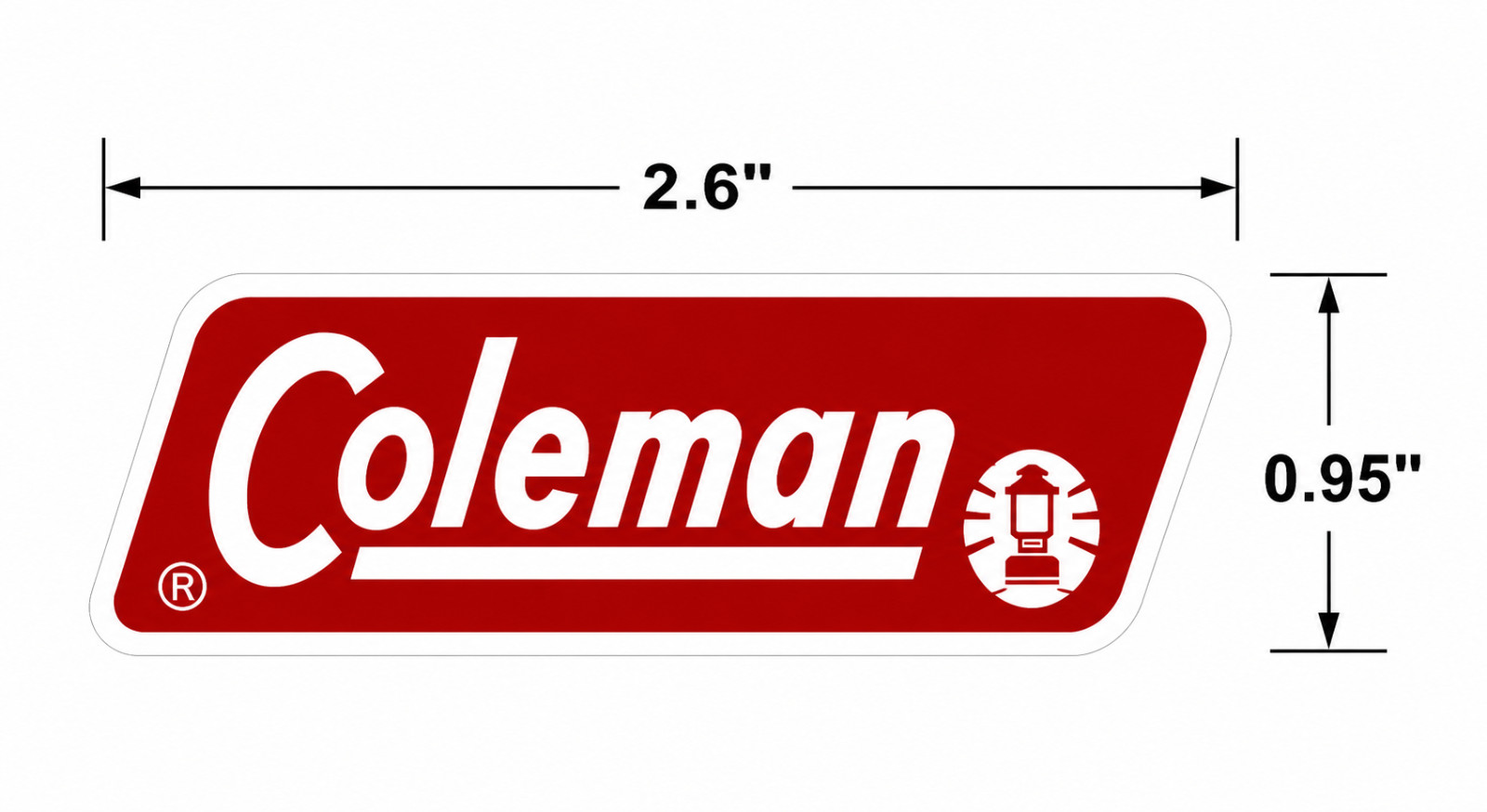 2 NEW COLEMAN REPLACEMENT STICKER LABEL DECAL LANTERN STOVE 1971-1983 FREE SHIP