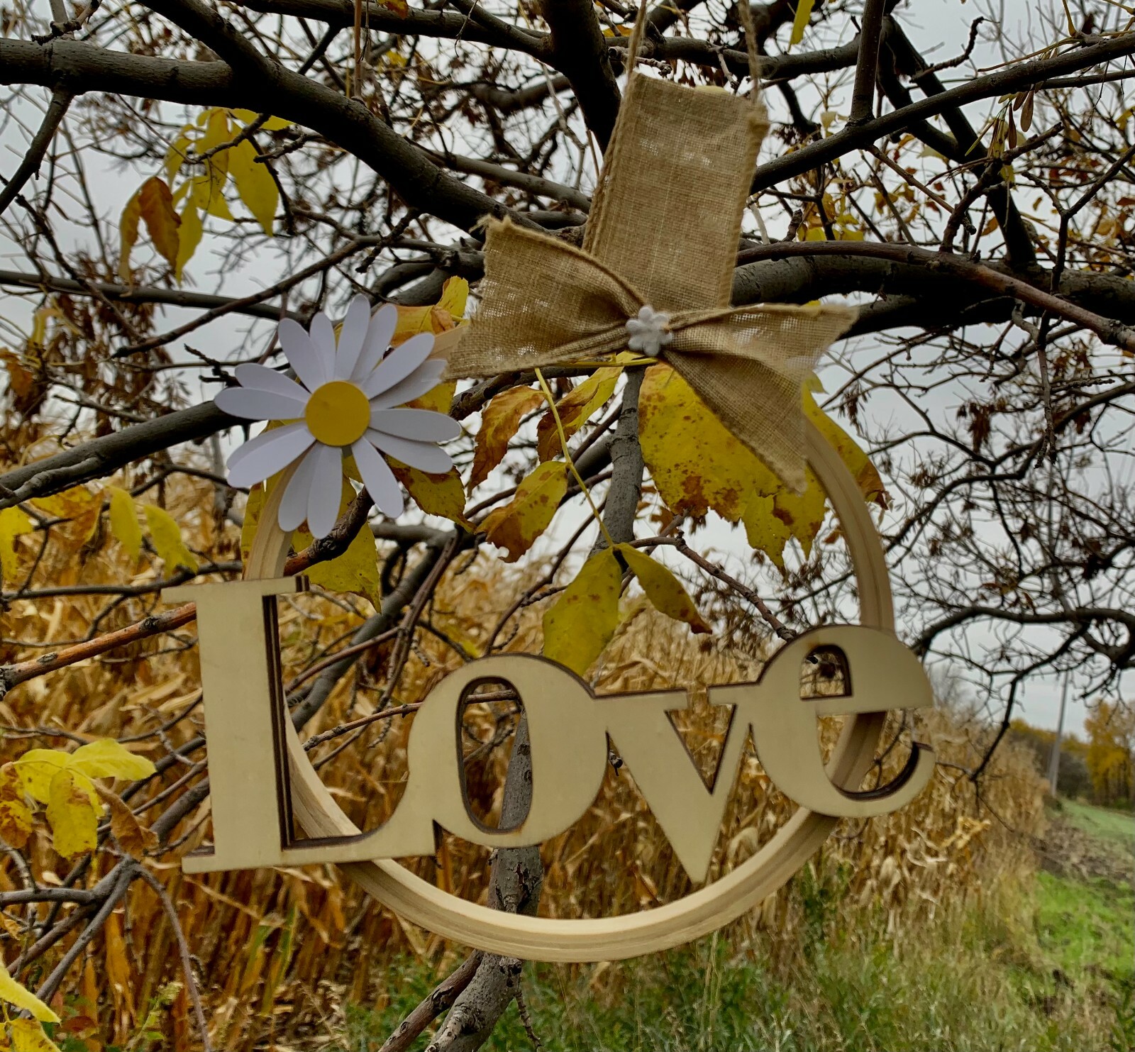 Interchangeable "LOVE" Sign for Front Door Decor Hanging Decoration LOVE 