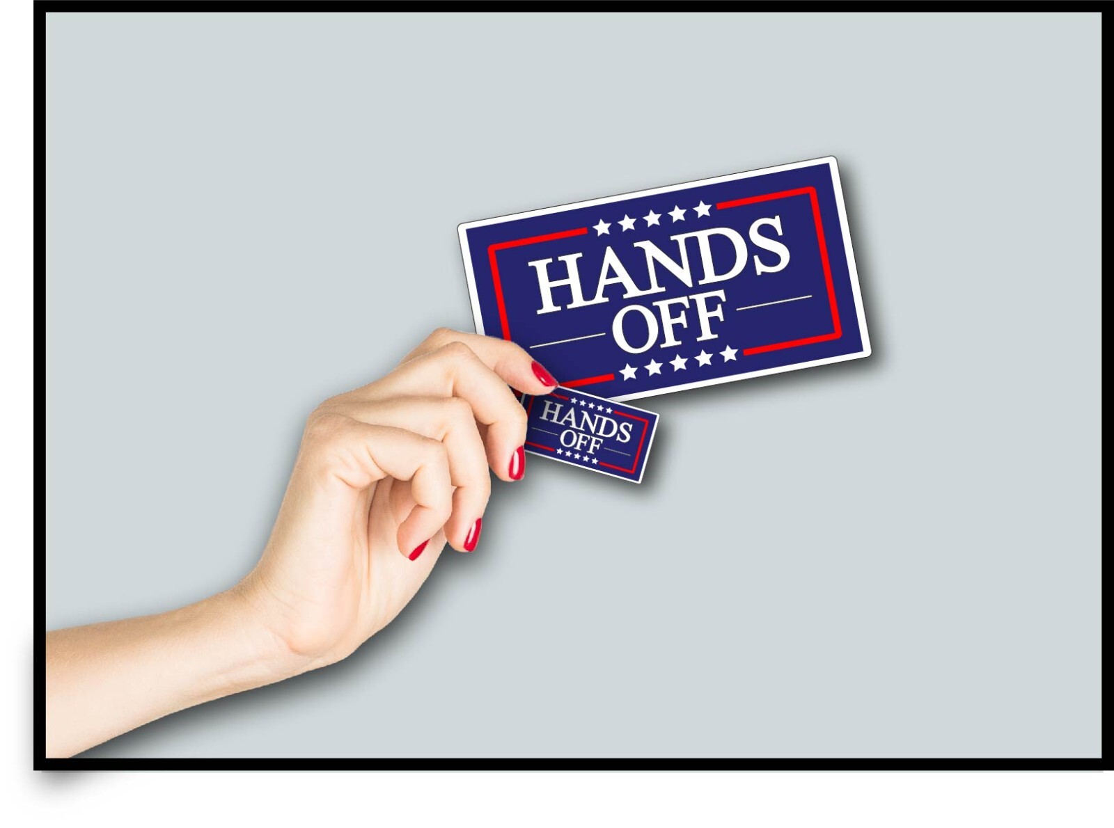 Hands Off Decal Sticker Anti Trump MAGA Democrat Liberal Political Protest