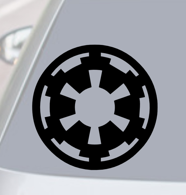 STAR WARS GALACTIC EMPIRE VINYL DECAL STICKER CAR REAR WINDOW BUMPER LOGO SYMBOL
