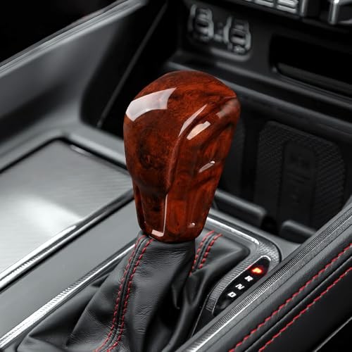 Car Gear Shift Knob Cover Trim Wood Grain Decal Sticker fits for 2019 Gear Knob