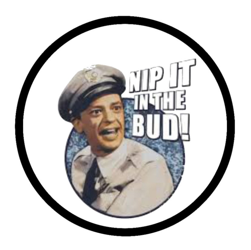 Andy Griffith Show – Barney (Nip It) – 4" Vinyl Decal Car Cooler Laptop Truck 25
