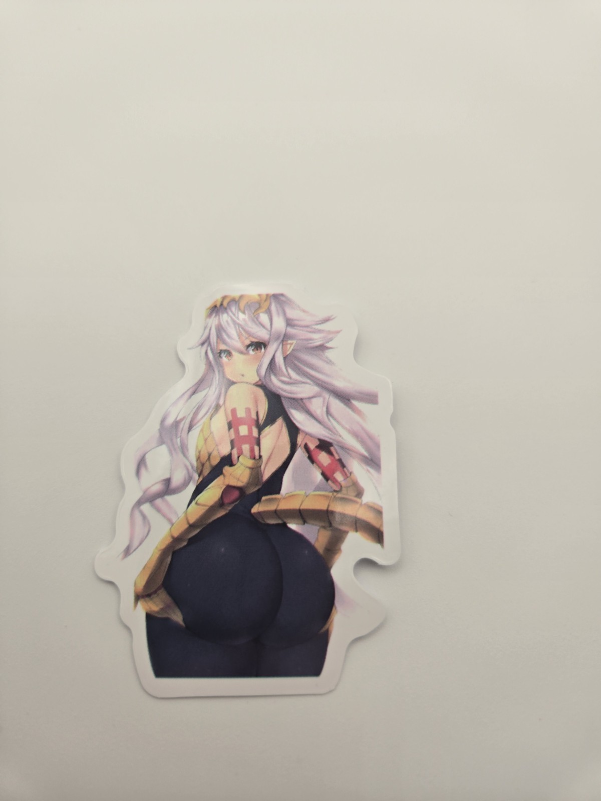 Anime & Manga Multicolor Sticker Decal, Anime Girl Character, Vertical