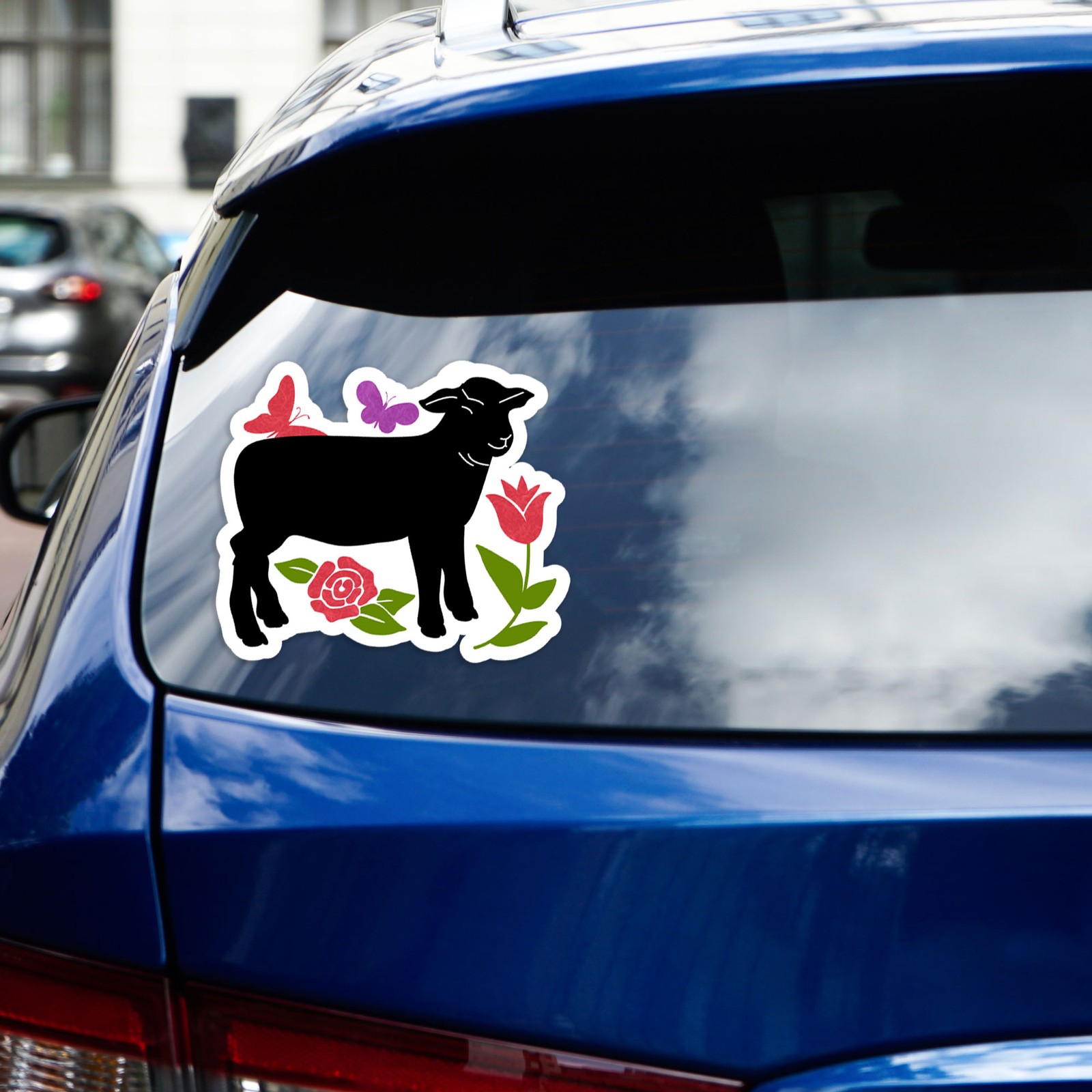 Black Lamb – Vinyl Decal Sticker – Car Window Laptop – #602
