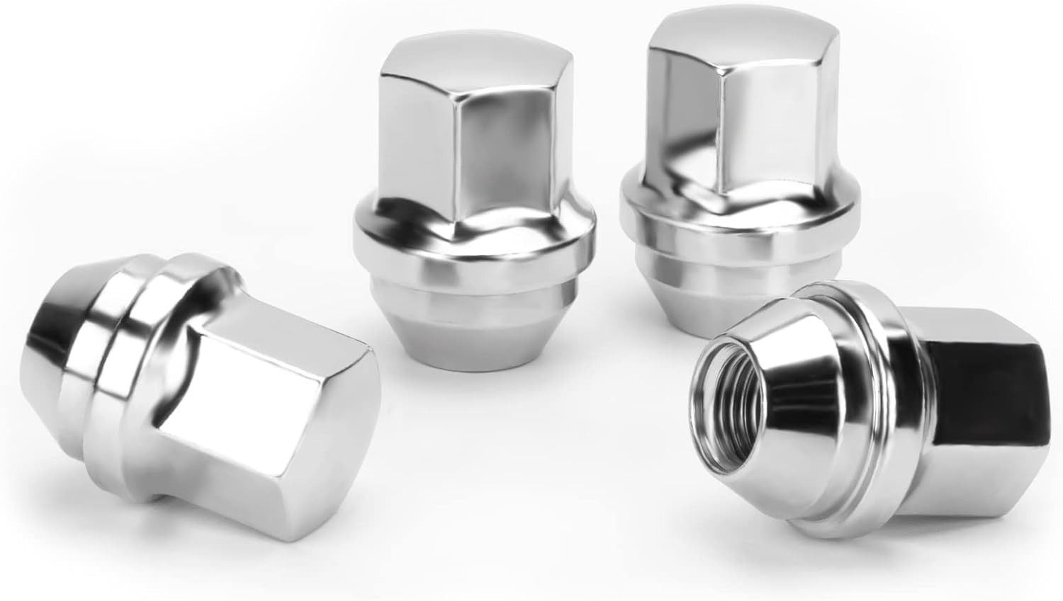 14×1.5 OEM Factory Style Large Acorn Seat Wheel Lug Nuts, 20 PCS M14x1.5 Closed