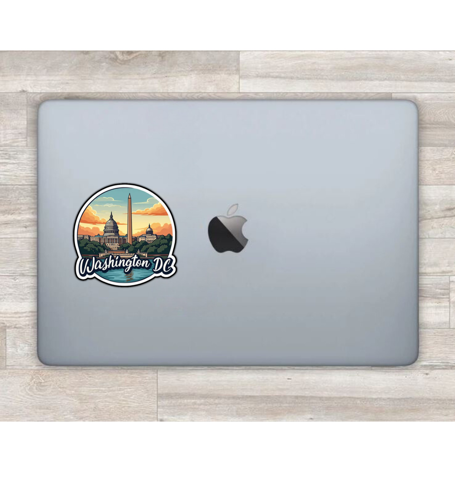 Washington DC USA Capitol Fridge Magnet or Laptop Sticker