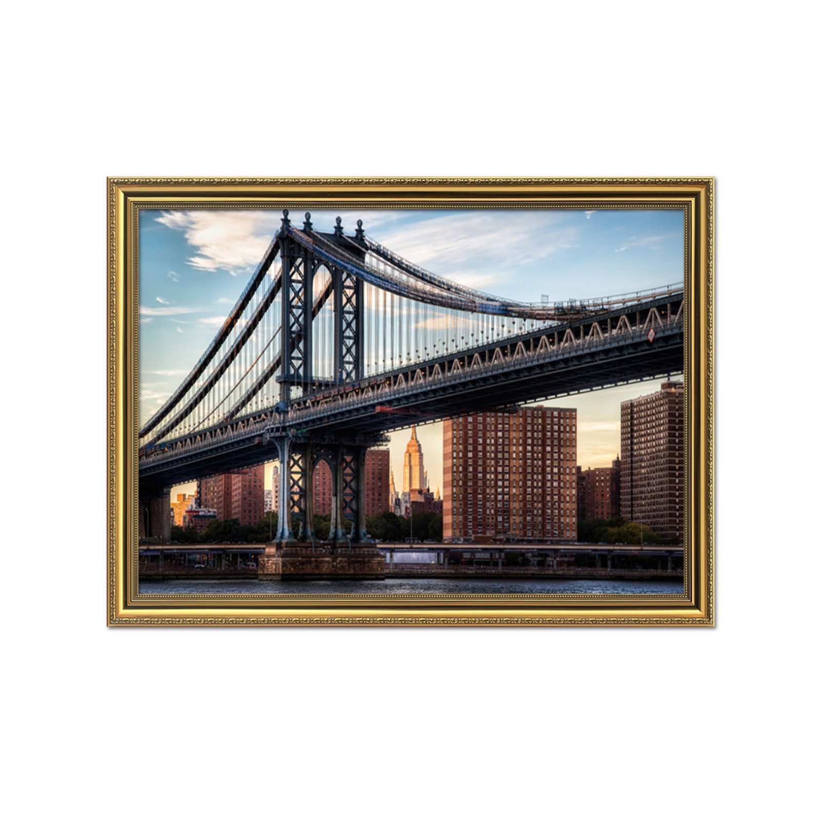 3D River Bridge 6 Framed Poster Home Decor Print Painting Art AJ WALLPAPER