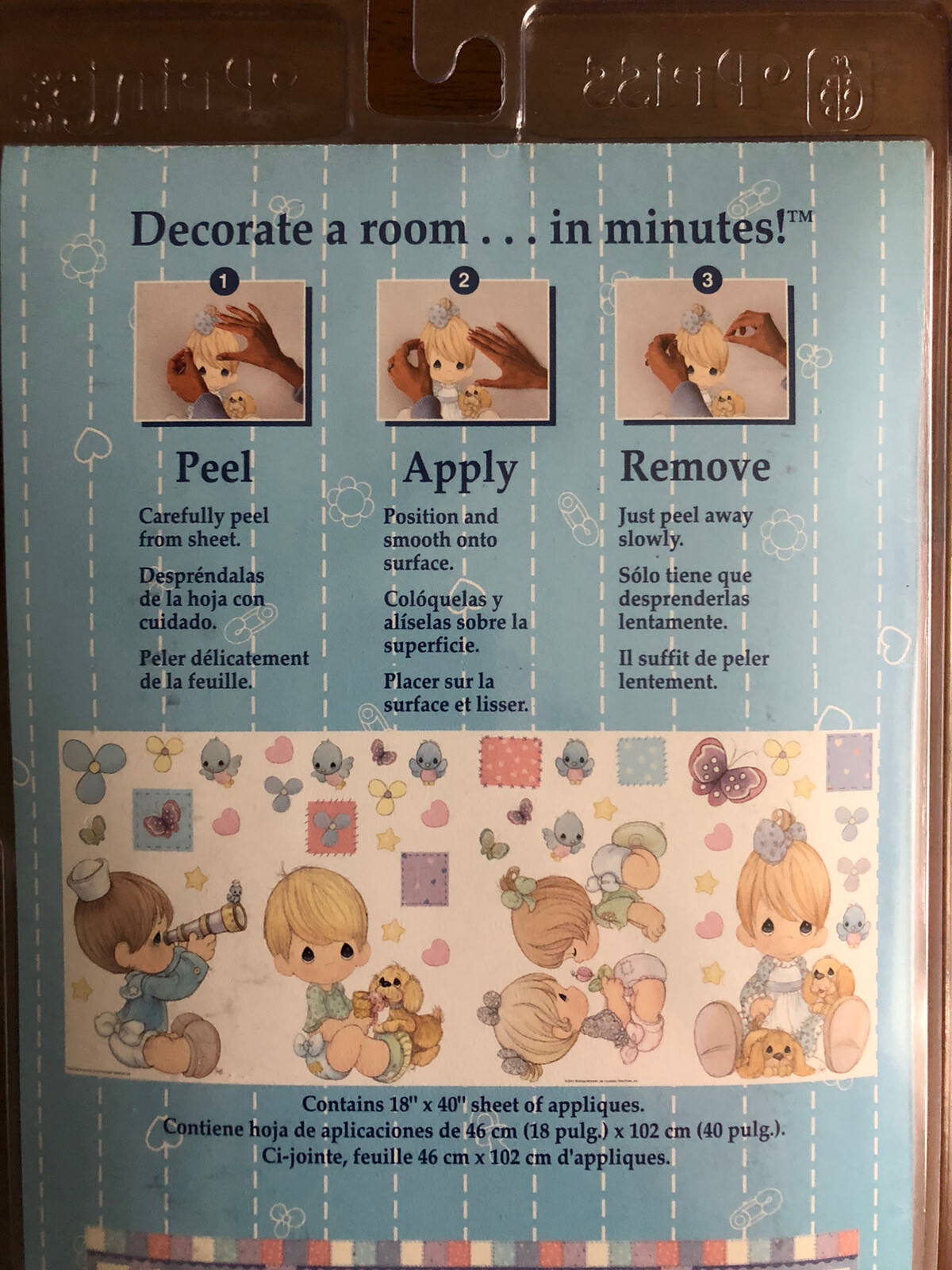 Priss Prints~Jumbo The Precious Moments Wall Decal / Stickers babies room Decor