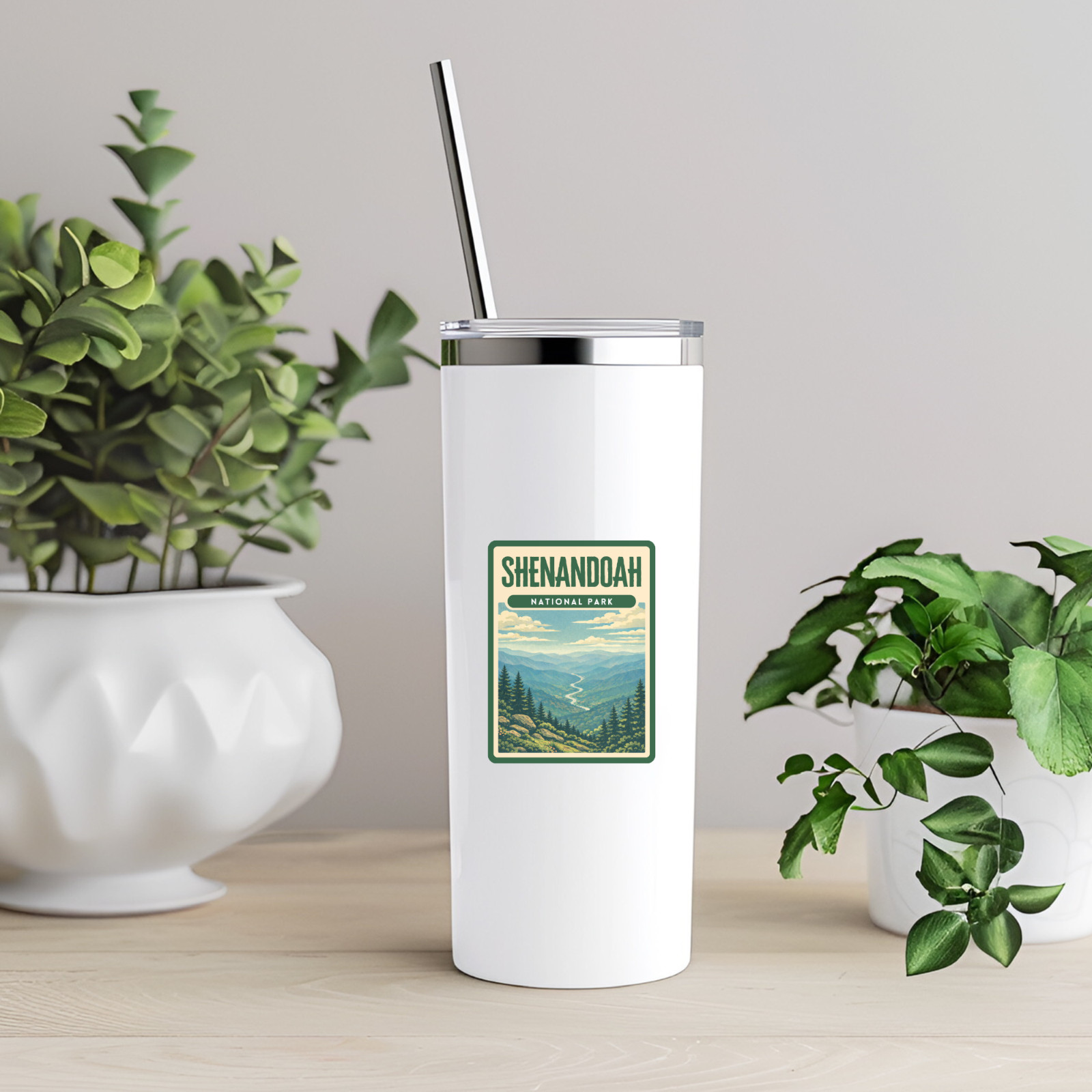 Shenandoah National Park Sticker Retro Screen Print Vinyl Decal Travel Gift