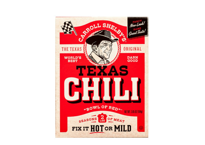 (4 pack) Carroll Shelby's Texas Chili Kit, 3.65 oz.