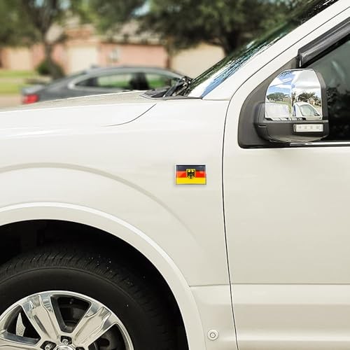 German State Ensign Flag Sticker Emblem Decal Germany Eagle Car Chrome Flags,