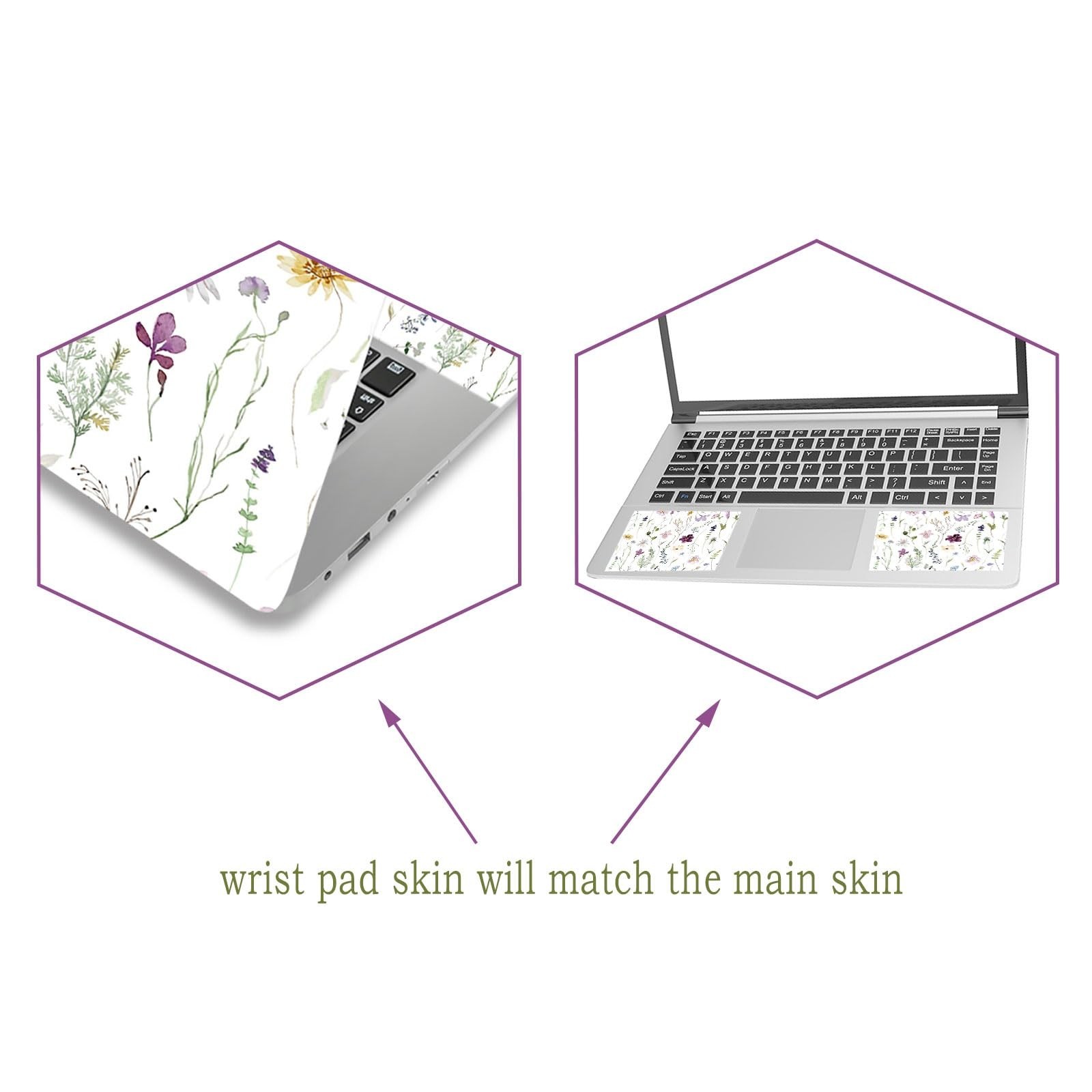 Laptop Decal Sticker Skin Cover, 12" 13.1" 13.3" 14" 15" 15.4" 15.6" Laptop N…
