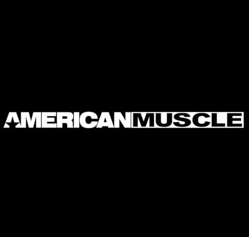 Muscle USA Car Sticker Decal, Truck, Windshield Banner Sticker, 45 x 5 American