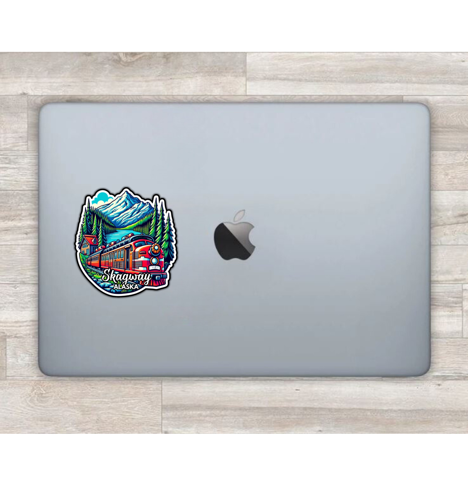 Skagway Alaska Fridge Magnet or Laptop Sticker