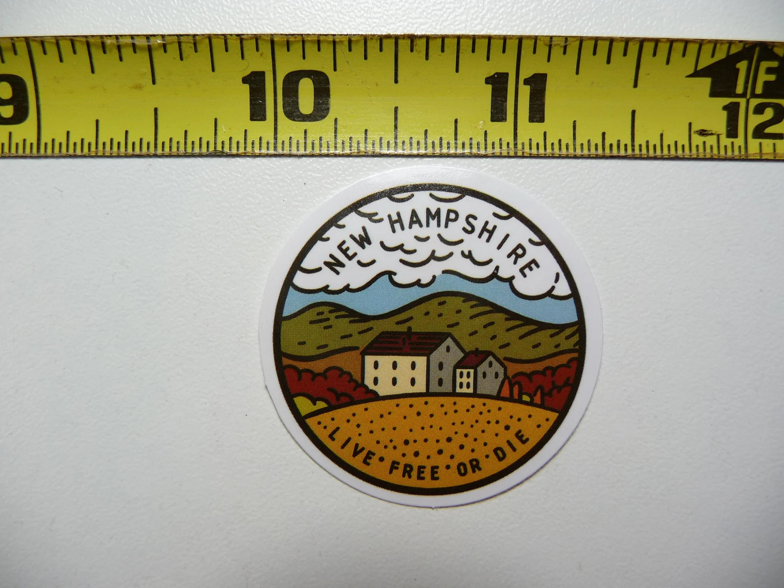 NEW HAMPSHIRE SMALL STICKER DECAL LOVE HOME STATE MOTTO PRIDE FUN FUNNY