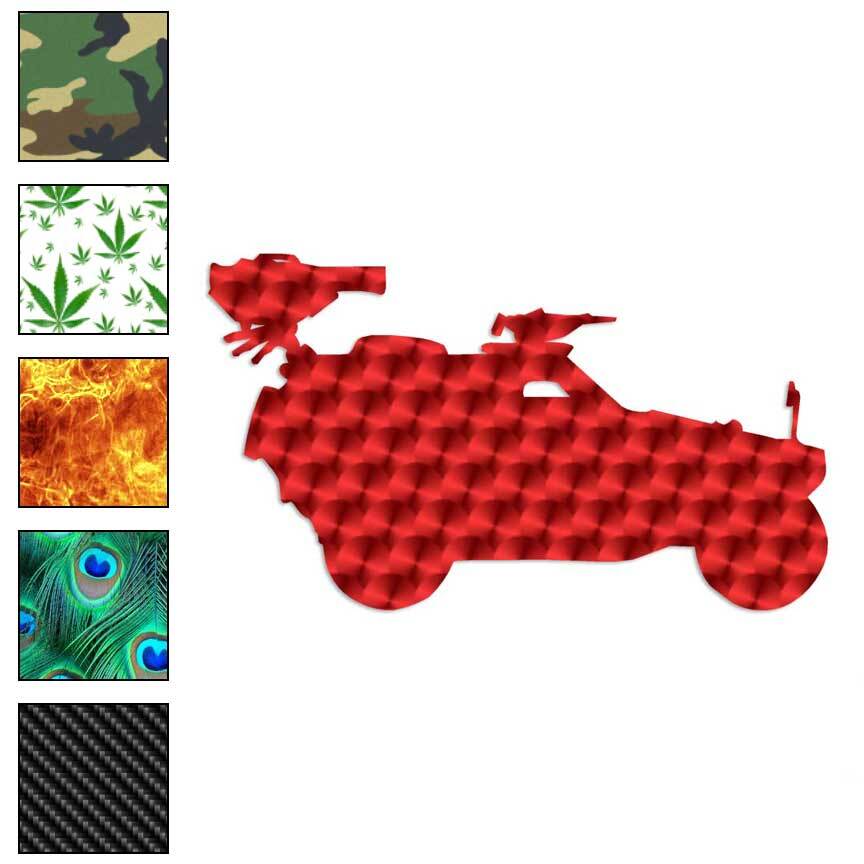 Military Attack Vehicle, Vinyl Decal Sticker, 40 Patterns & 3 Sizes, #3044