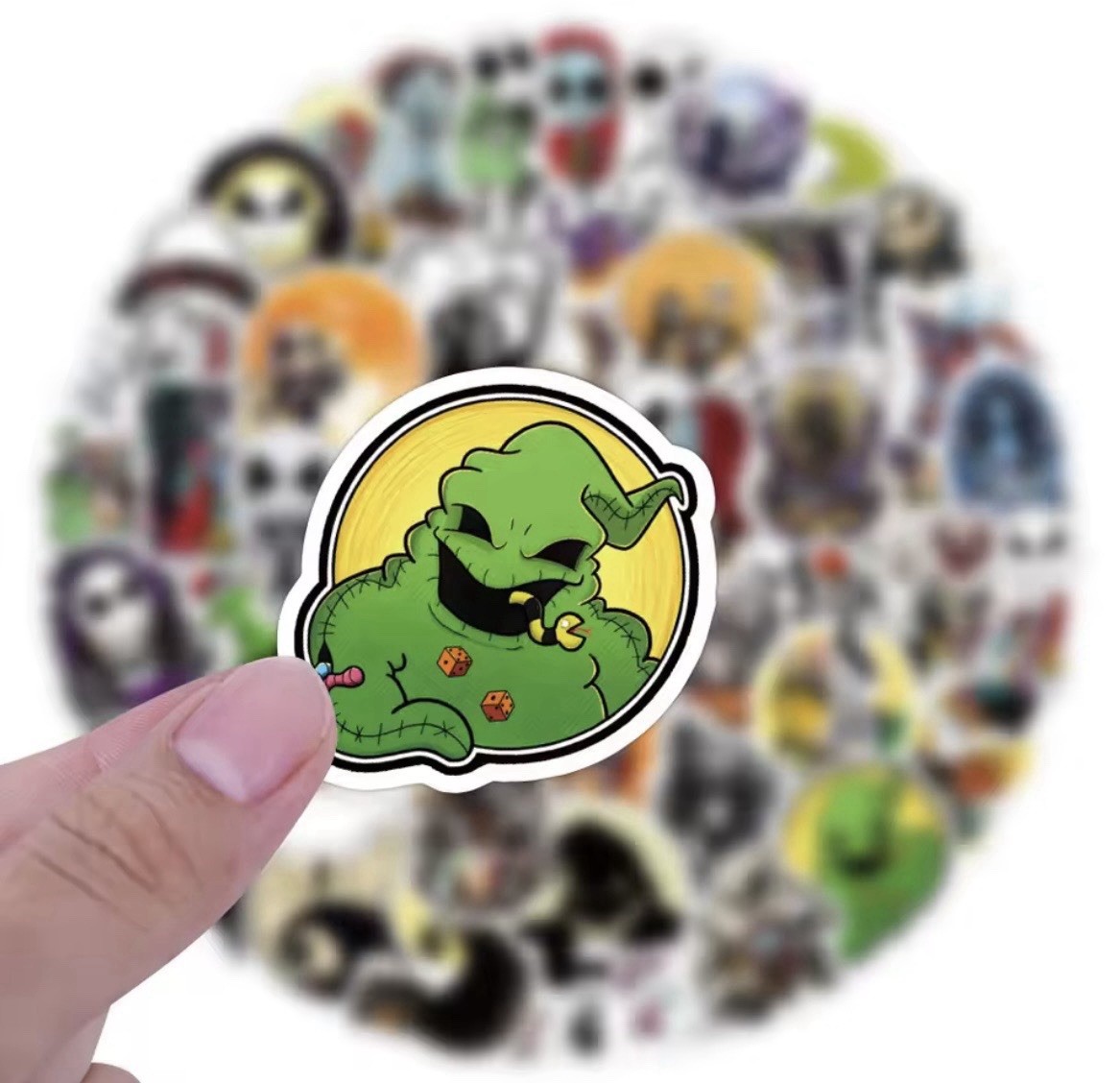 Stickers Nightmare Before 50pk Randomly Christmas Mixed Sally Jack Sticker Boogi