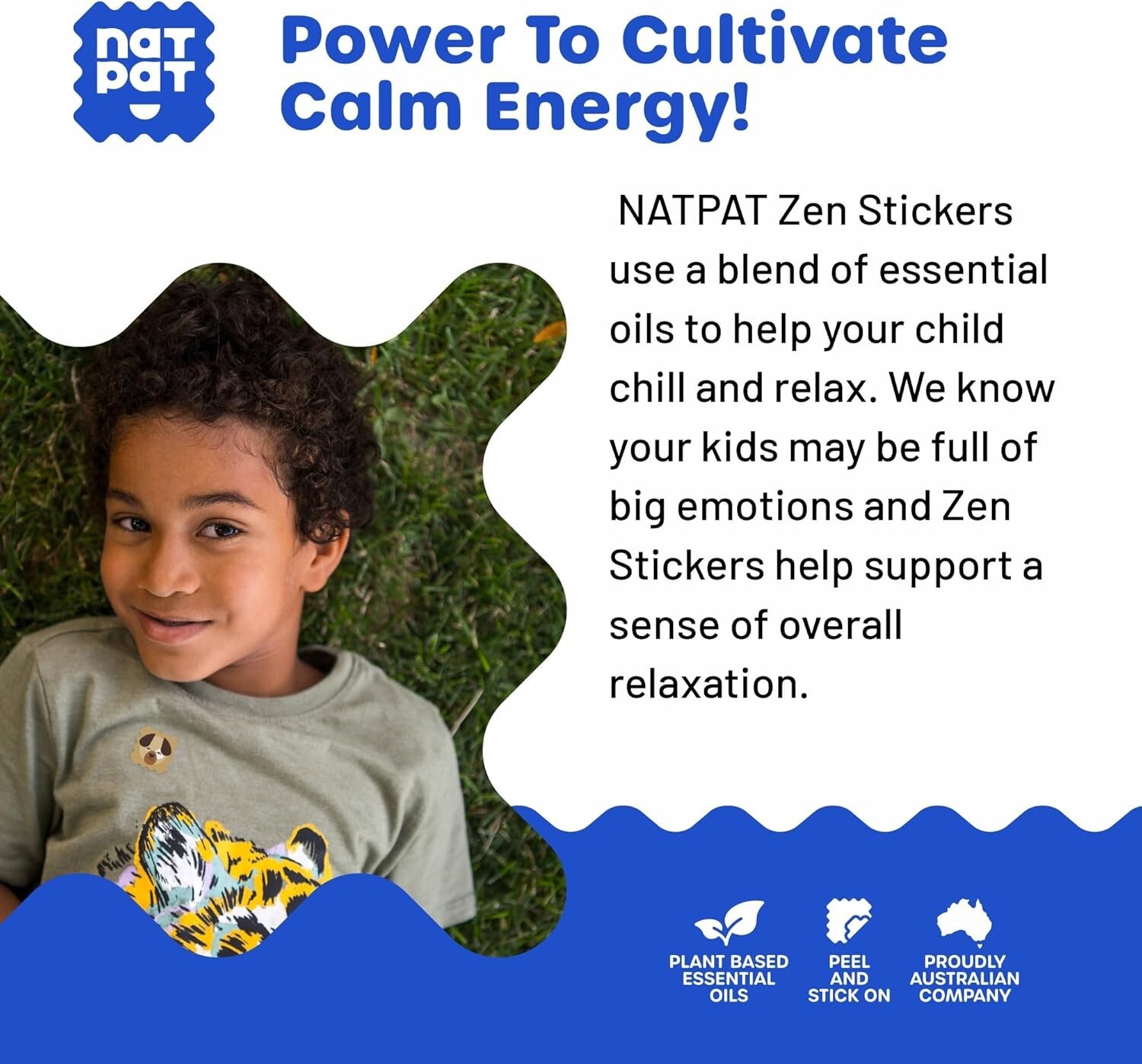 Calming Mood Support Stickers – 24 Chemical-Free Zen Patches for All Ages