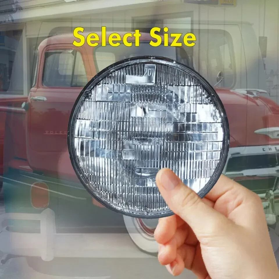 Faux Round Headlight Stickers for Stock Derby Race & RC Cars set of 2