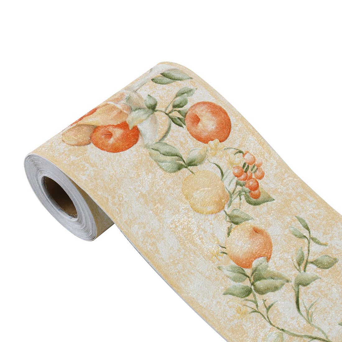 Wall Paper Border Self Sticker Green Fruit Pattern for Kitchen Bedroom Decor