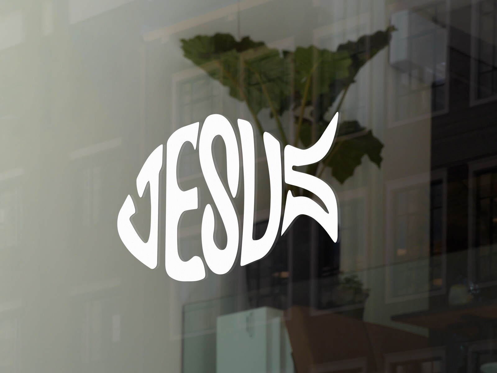 Jesus Fish Sticker Motocross Motorcycle Car ATV Racing Bike Decals
