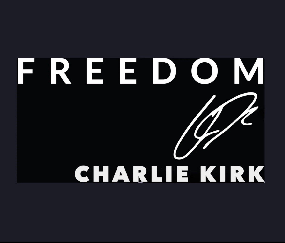 FREEDOM CHARLIE KIRK Vinyl Die Cut Car Decal Sticker – US SELLER