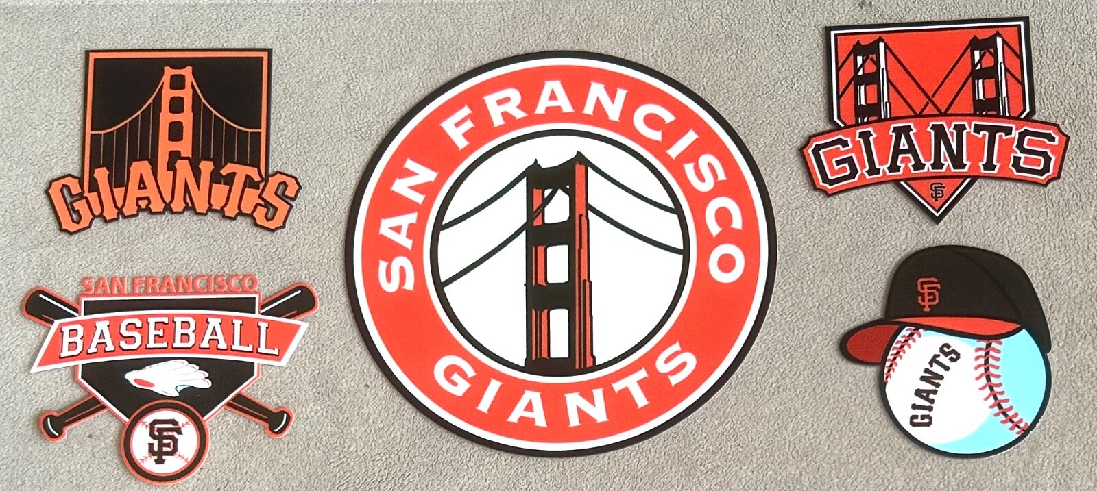 NEW San Francisco Giants Transfer Sticker Cup Wrap For DIY Glasses Bottles