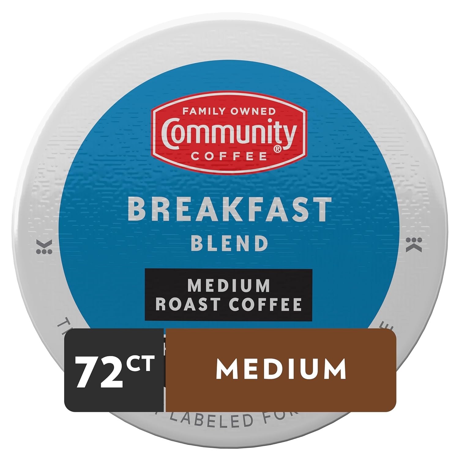 Breakfast Blend, Medium Roast, Single-Serve Keurig K-Cup Pods, 72 Count (Pack of
