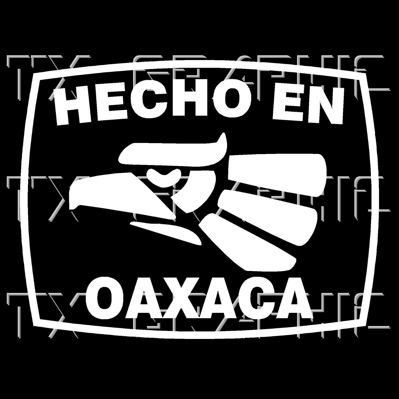 Hecho En Oaxaca Estado de Mexico State Aztec Aguila Decal Sticker