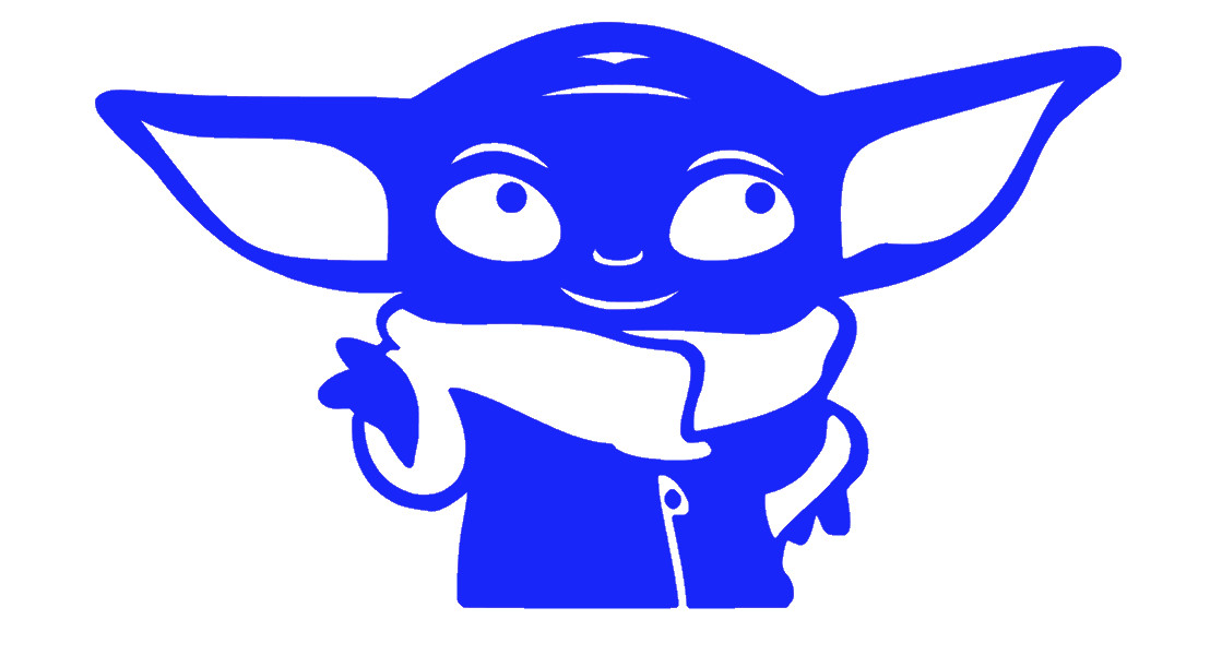 BABY YODA, GROGU, FULL, THE CHILD Decal Stickers for Cars, Window, Laptops,