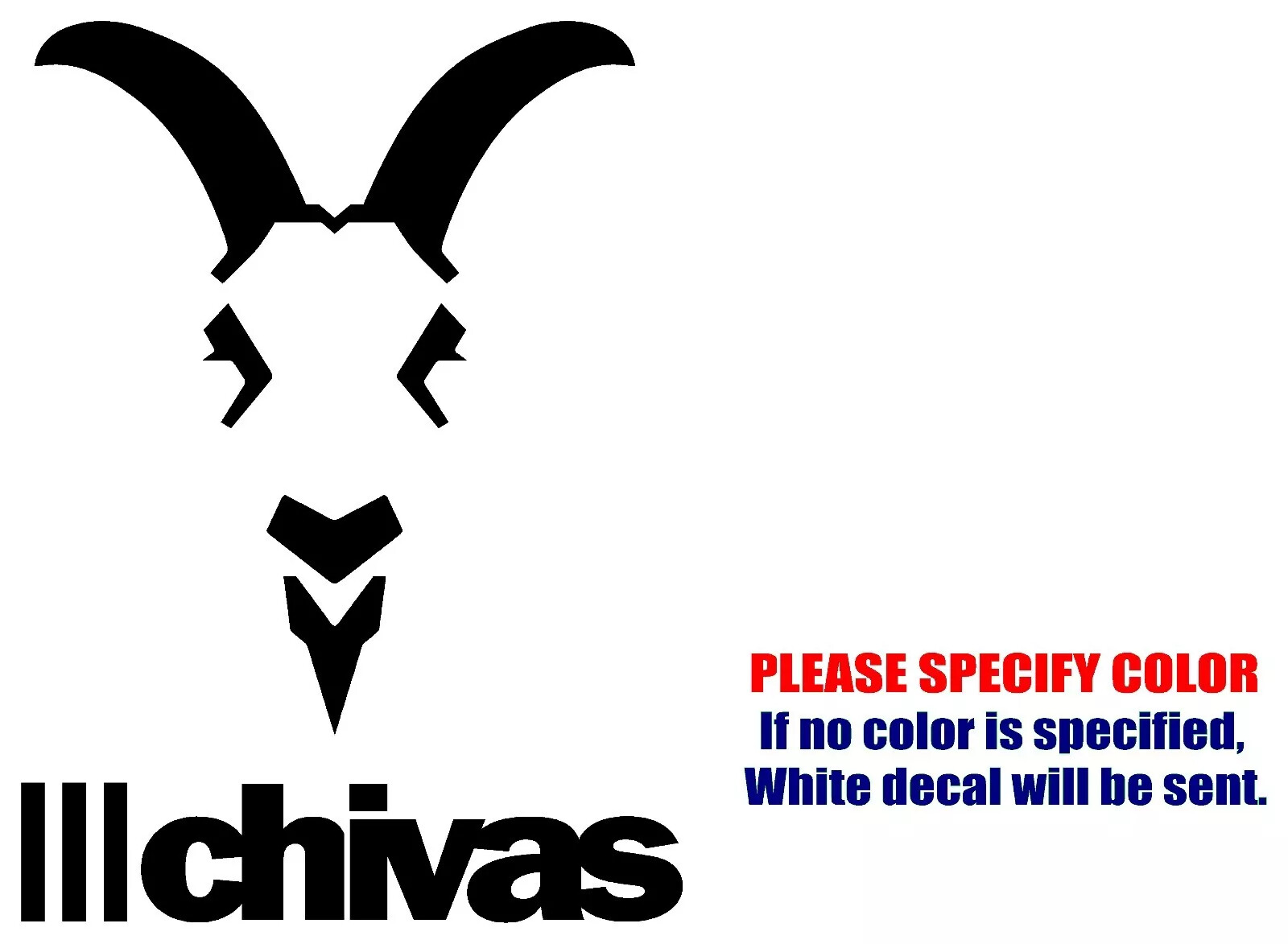 CHIVAS Mexico soccer football Vinyl Decal Sticker Car Truck window Various Sizes