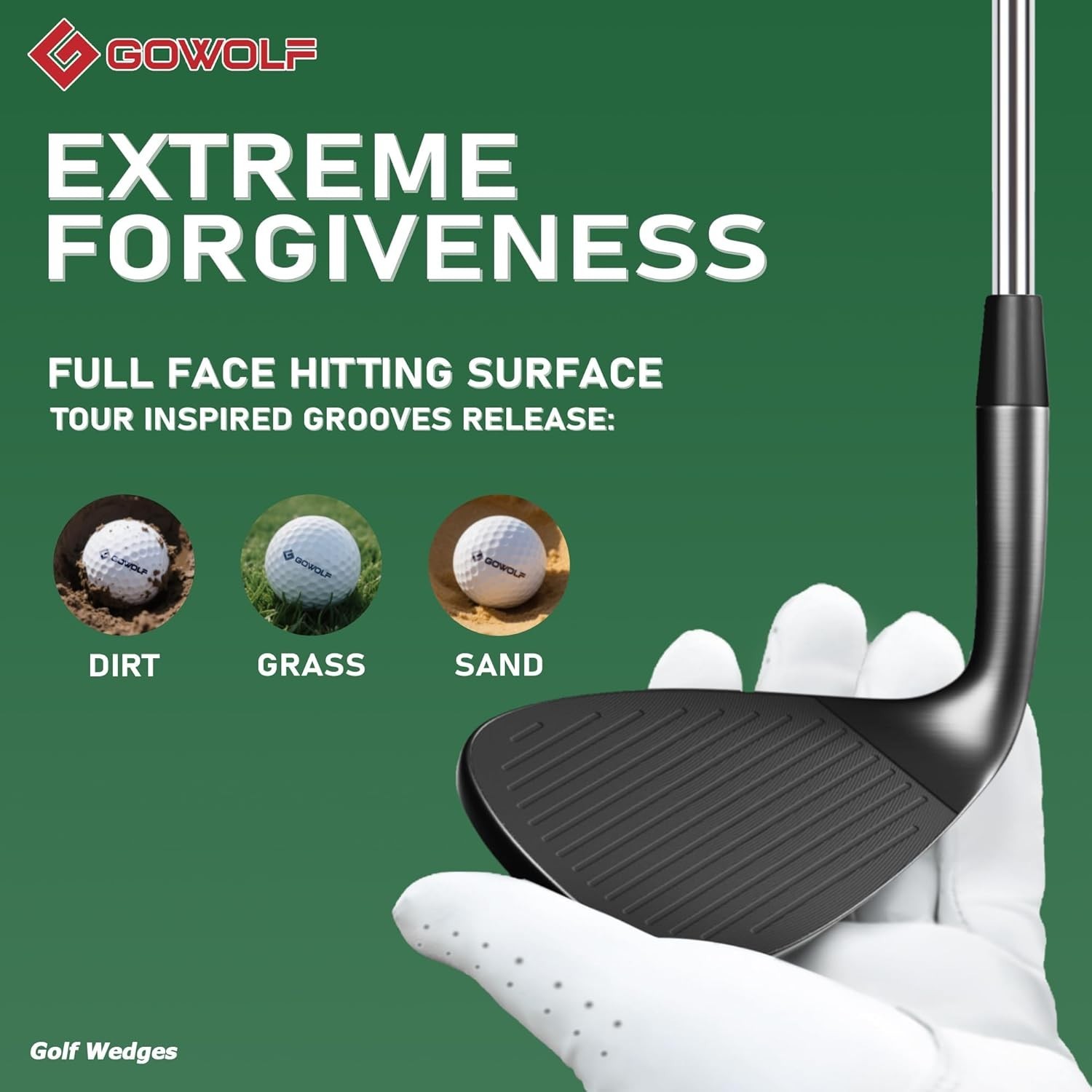 Forged Golf Wedges 69 Degree Single or Sets for Men, Right Hand Premium Full Fac