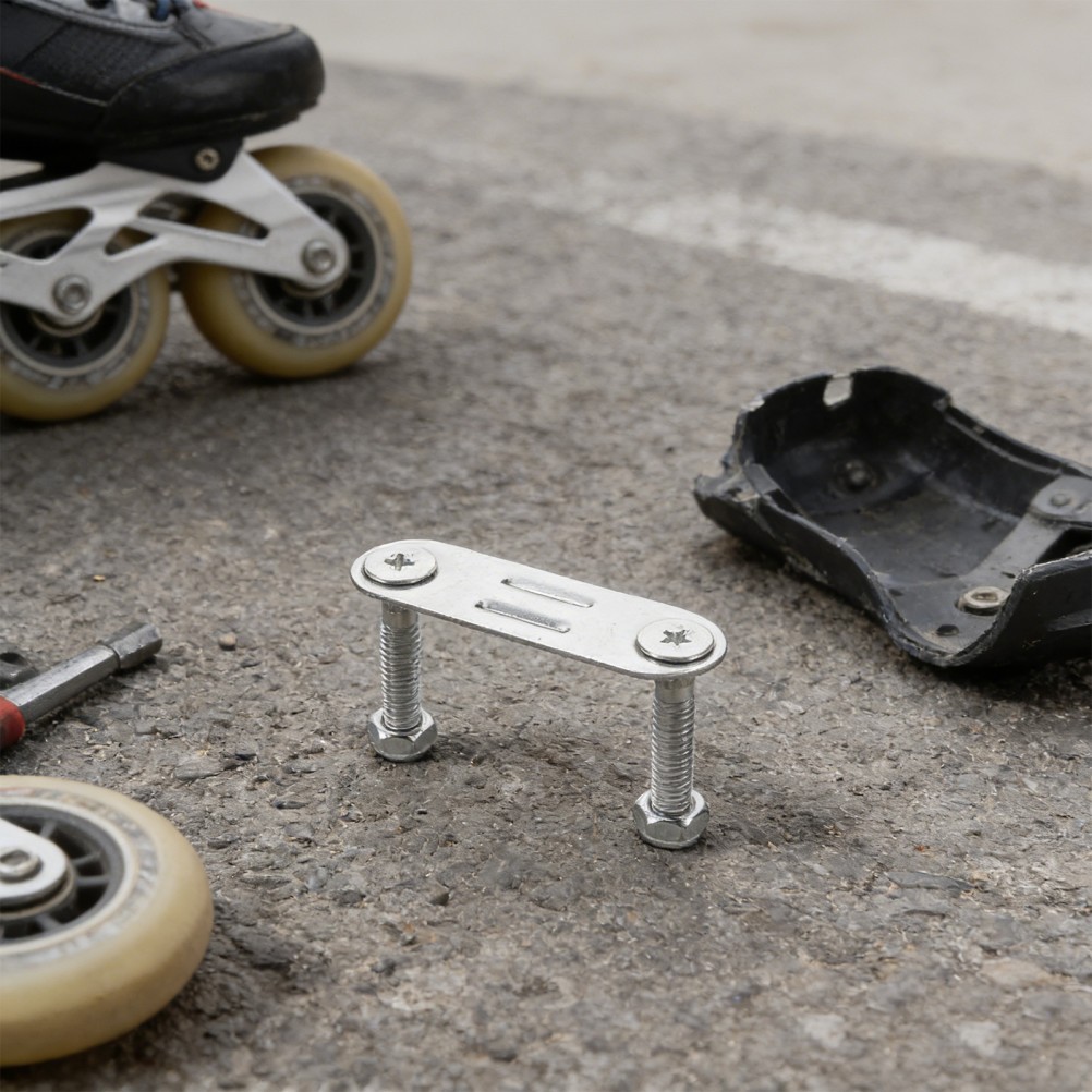 8 PCS Roller Skate Stand Plate Mounting Kit Drift Skates Base Part