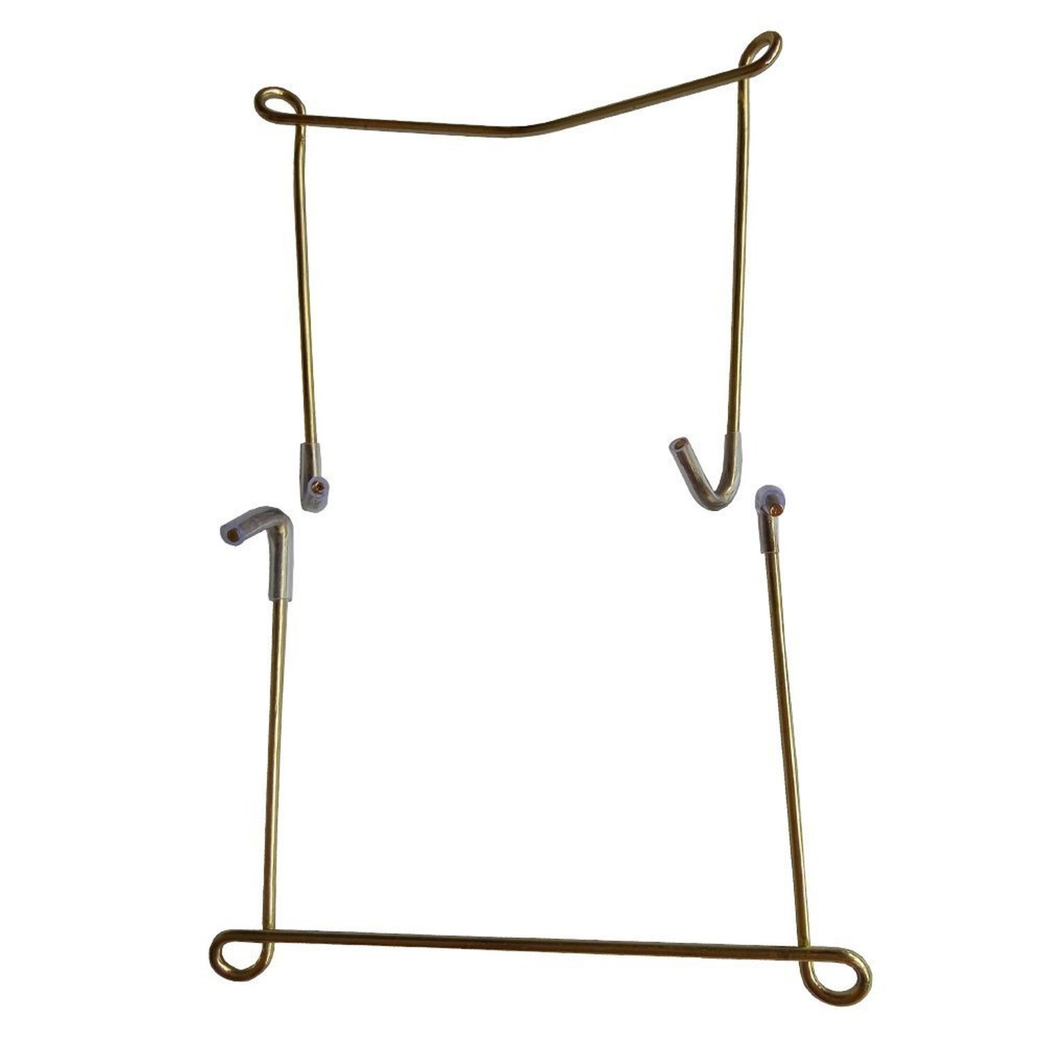 Lot5 6-Inch Small Invisible Plate Wire Hanger Wall Holders with Protective Ru…