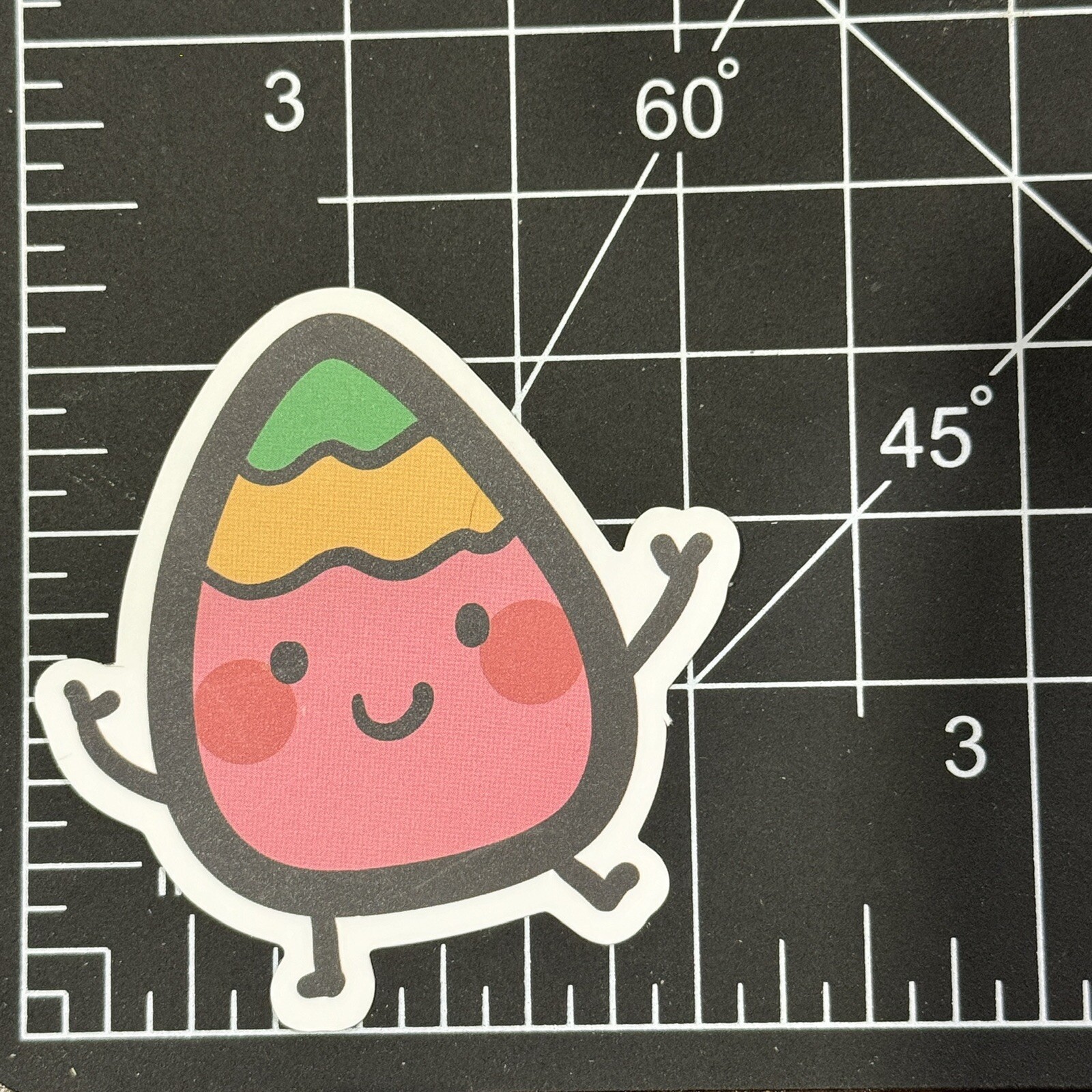 Candy Corn Red Green Yellow Dancer Matte – Vinyl Decal Sticker Bomb Kawaii Y2K