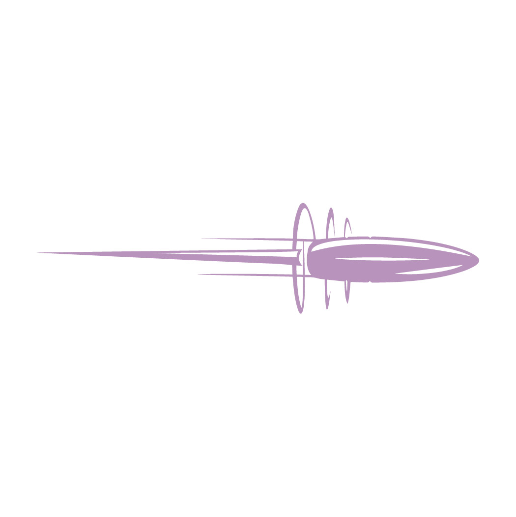 Flying Bullet Die cut decals