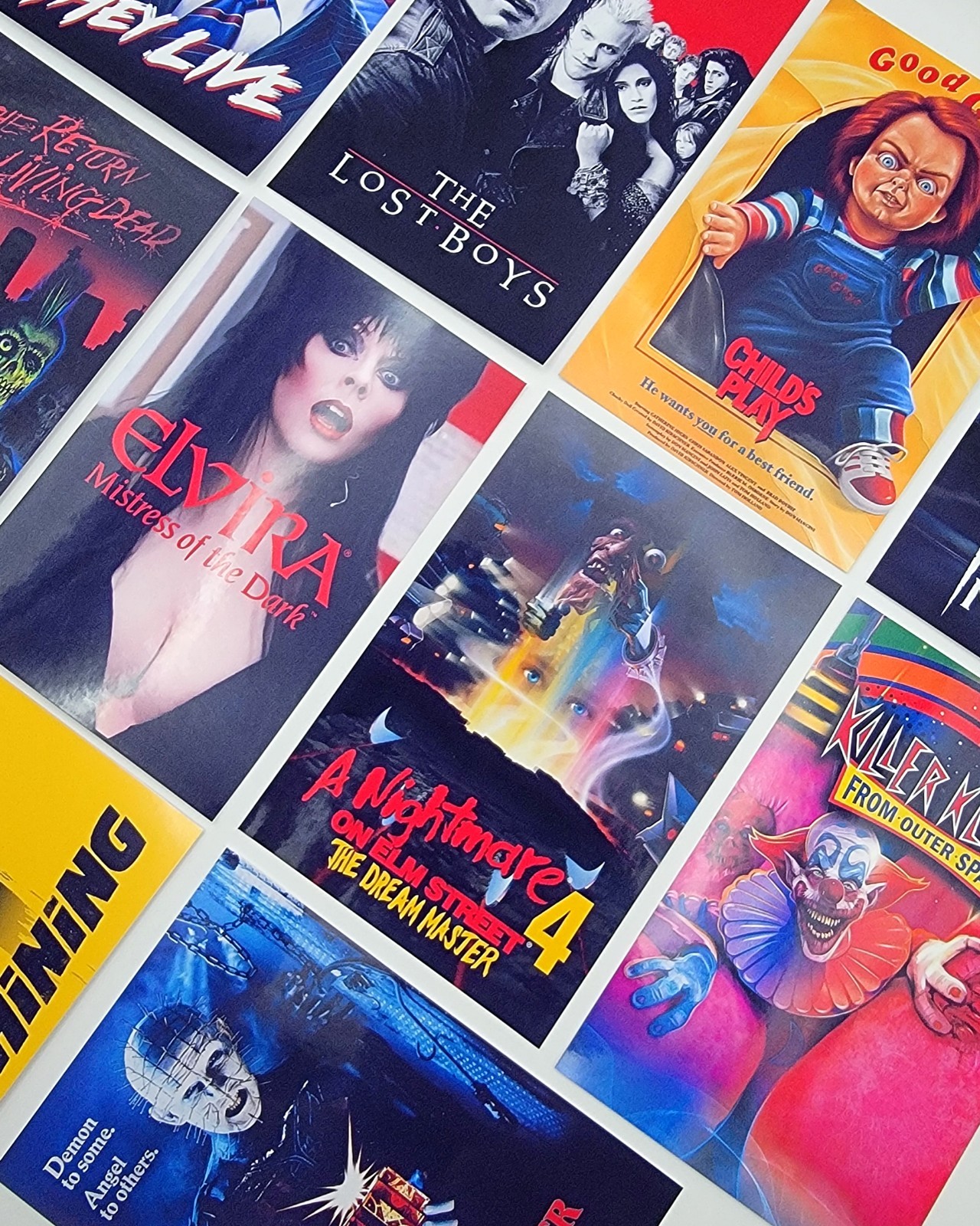 80s Classic Horror Movie Sticker Lot (10 Pack) (Sticker Set 1)