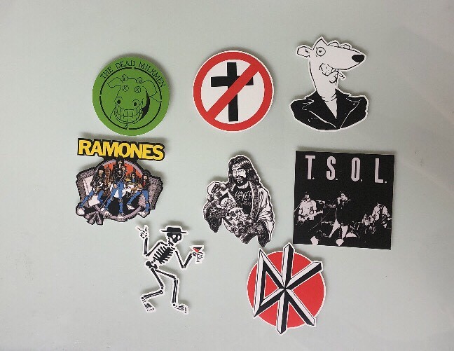 Punk Rock Sticker Pack – Misfits Minor Threat Social Distortion Descendants