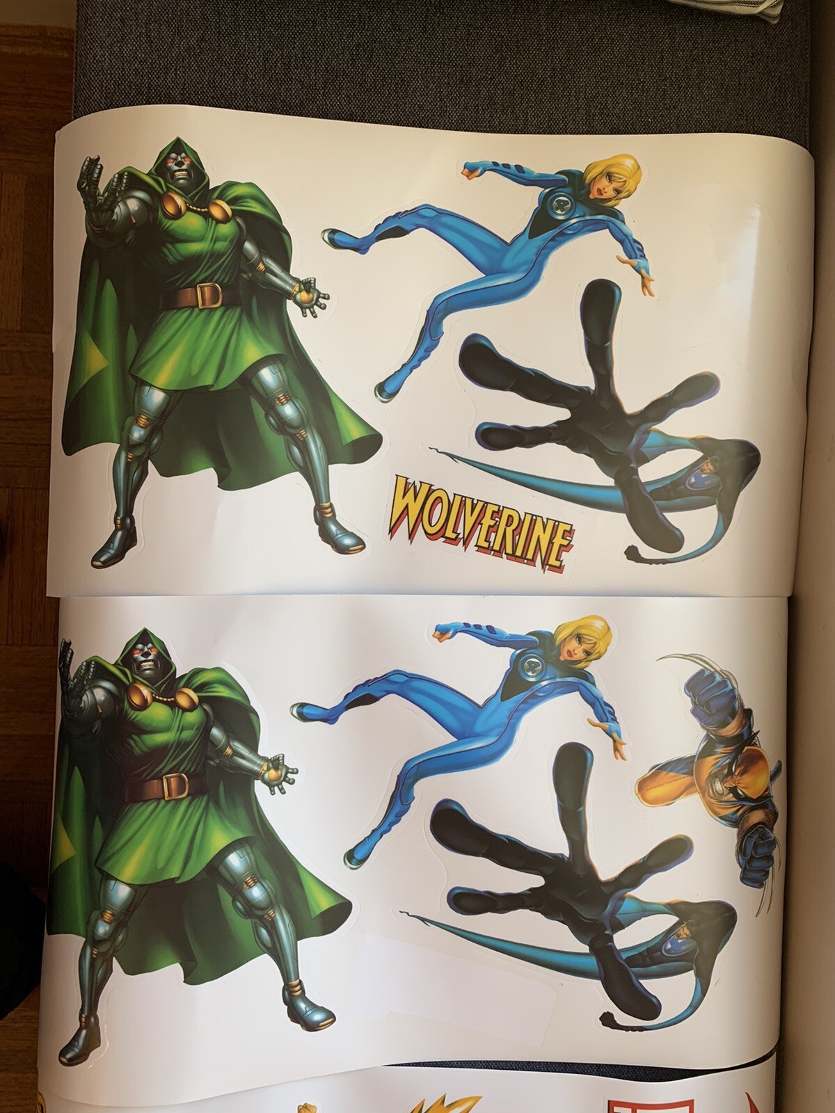 Marvel Superheroes Avengers Wall Decals—SEE Pics & Description—BRAND NEW!